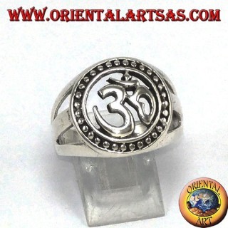 Anillo de plata, sílaba Oṃ el más sagrado