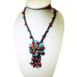 fiore turchese corallo