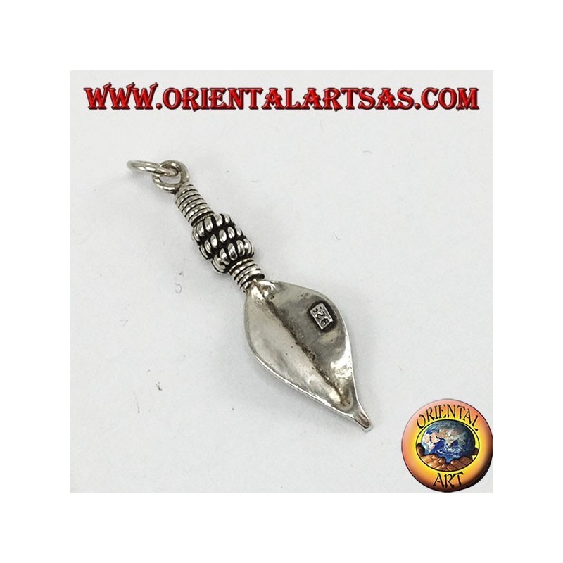 Símbolo de purificación de colgante de plata