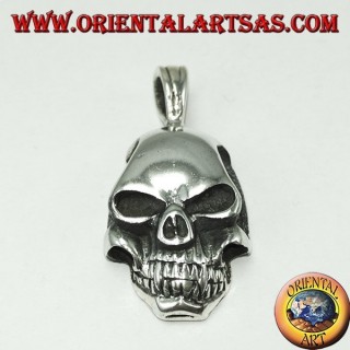 Colgante de plata en forma de calavera