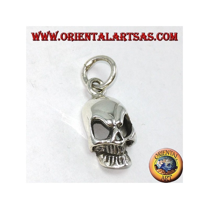 Anhänger aus Silber 925 mit Totenkopf, mit großen Augen