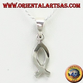 Pendentif en argent Ichthys symbole du christianisme