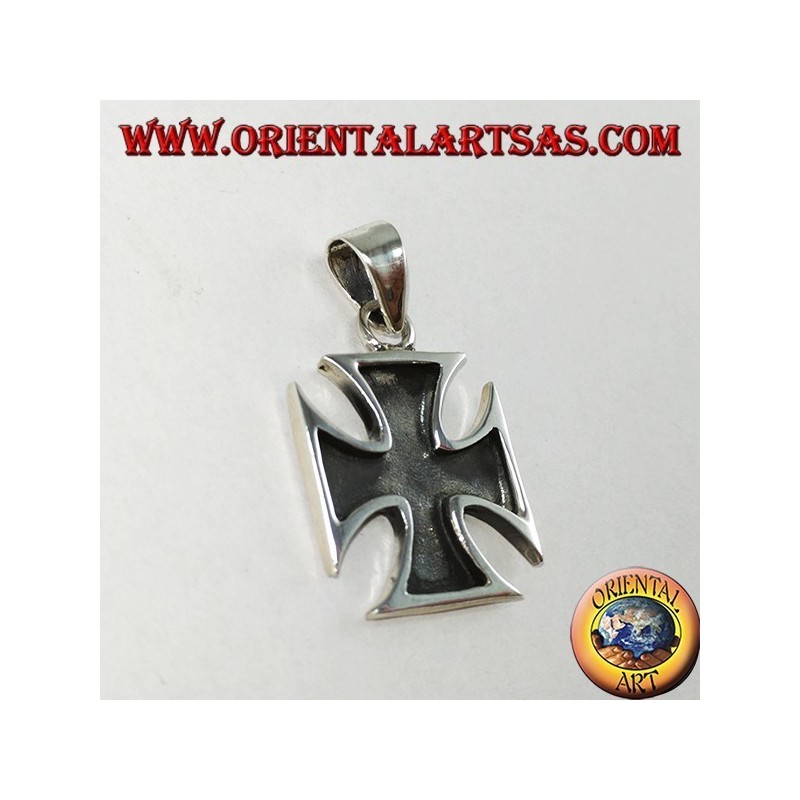 Pendentif en argent Croix des Templiers
