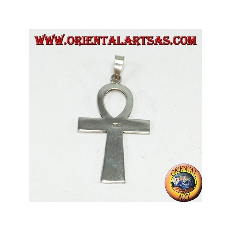 Pendentif en argent Croix égyptienne ankh (clé de la vie)