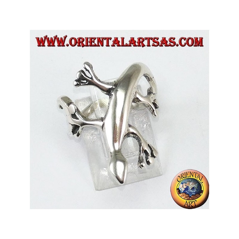 Gecko Gecko Ring in Silber
