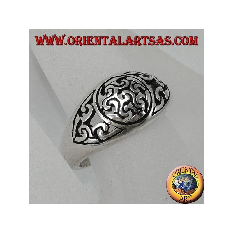 Silberring mit Antahkarana (Symbol der Meditation und Heilung)