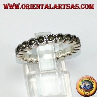 Silberring mit Markasit