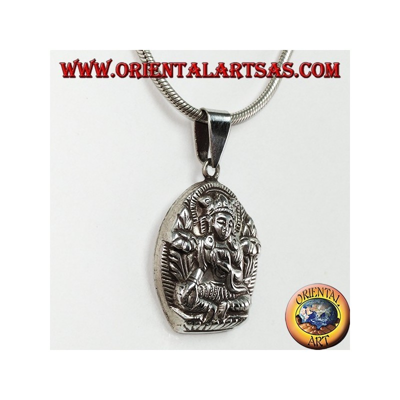 Silberanhänger Parvati Ehefrau von Shiva