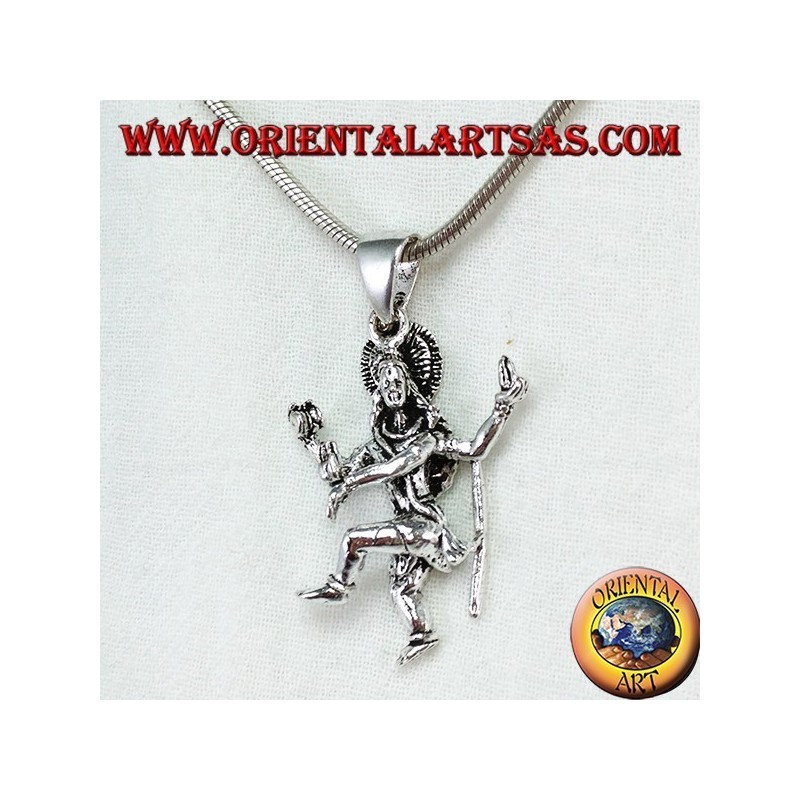 Pendentif Shiva en argent