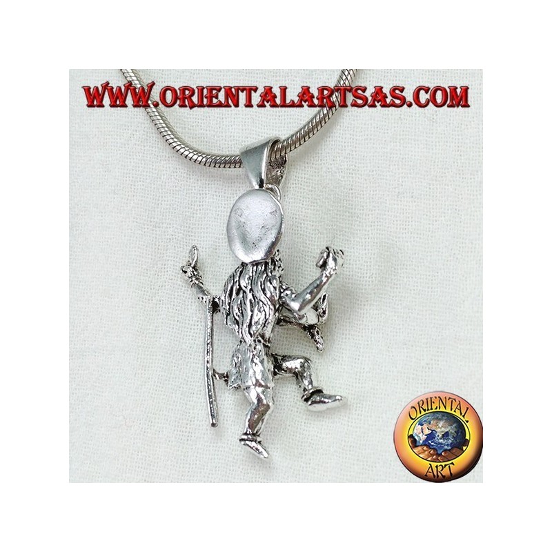 Shiva pendant in silver