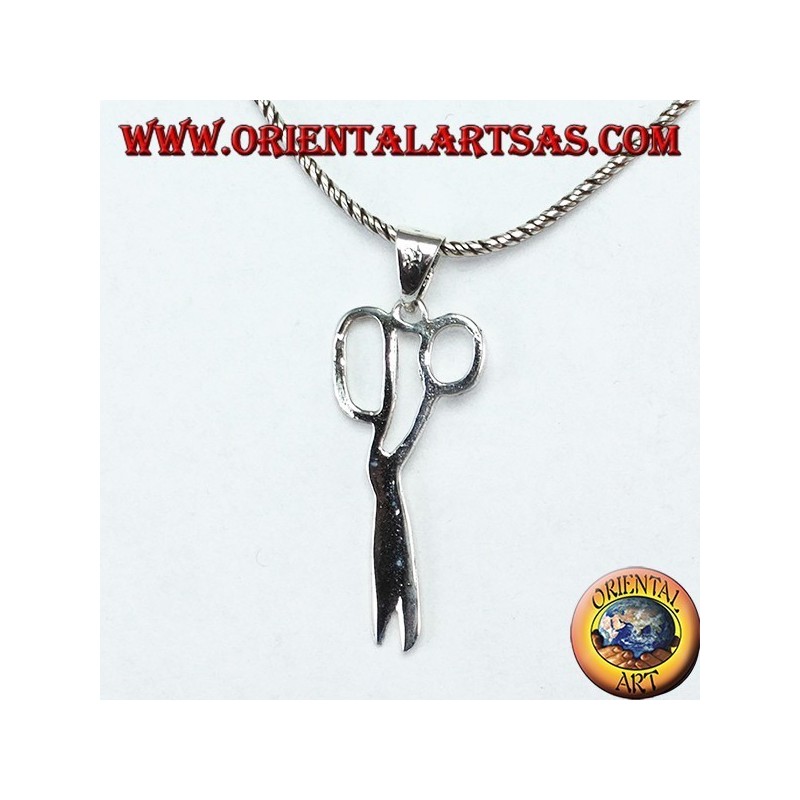 Ciondolo Forbici Argento 925 | Regalo Parrucchieri e Sarti | Oriental Art