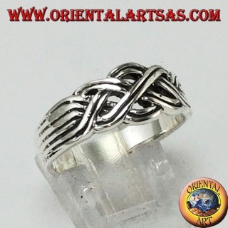 Bagues en argent entrelacs de type turc