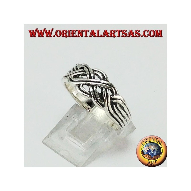 Rings silver intertwining type Turkish faith 