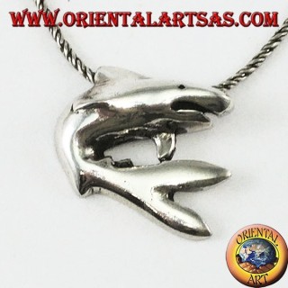 Pendentif en argent le requin