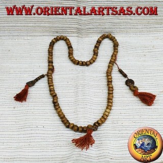 Mala Buddhist Rosary for Mediation 108 Grains in polished yak bone.