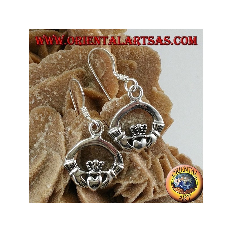 Pendiente de plata Celtic Claddagh