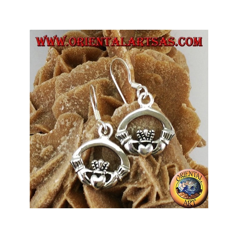 Claddagh Keltischer Silberohrring