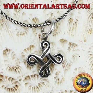 Anhänger in Silber Saint Johns Knoten