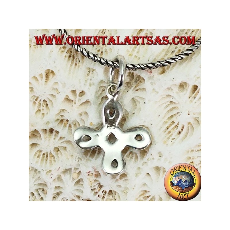 Pendentif en argent Saint John's noeud