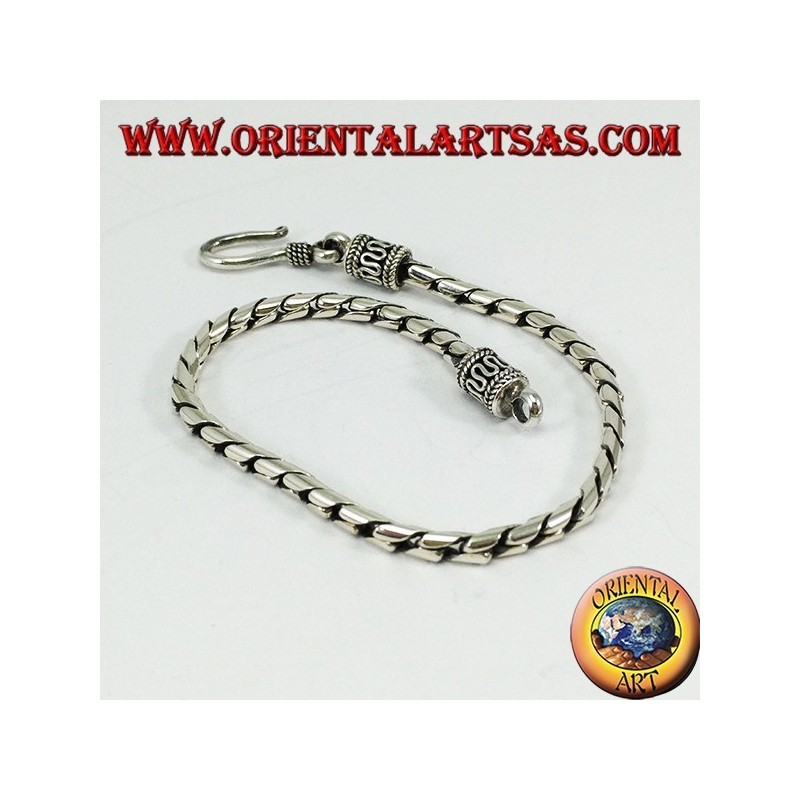 Bracciale Argento 925 Flessibile Serpentina | Oriental Art