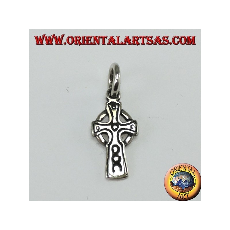Pendentif en argent Croix celtique, petit