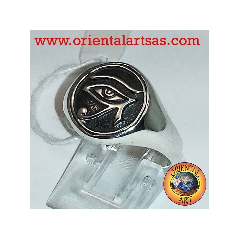 Anello Occhio di horus argento