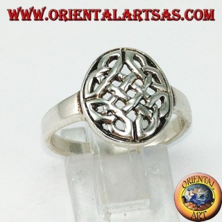 Anillo de plata Nudo celta Duleek
