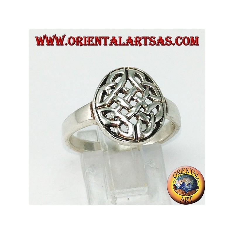 Anillo de plata Nudo celta Duleek
