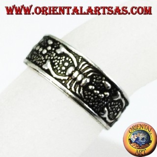 Silberne Ringe mit Skorpion für Füße oder Phalanx