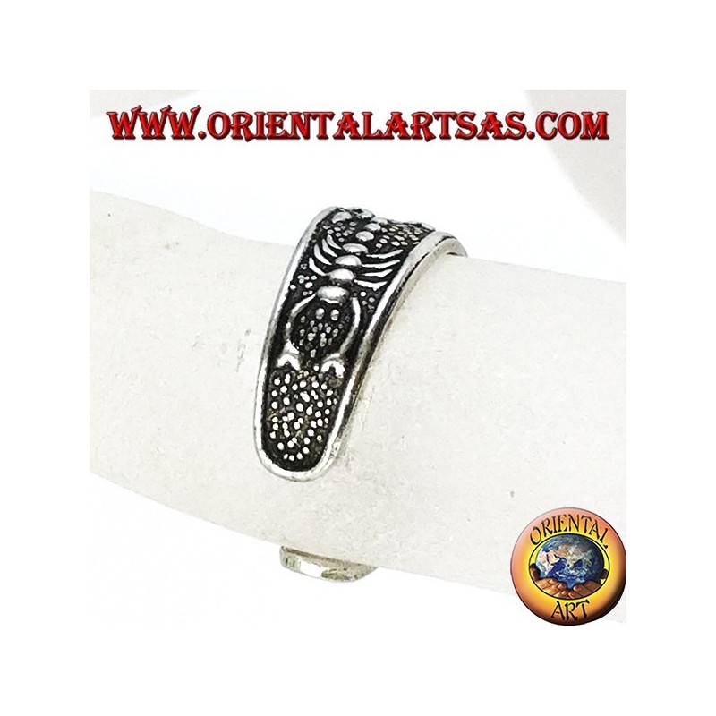 Silberne Ringe mit Skorpion für Füße oder Phalanx