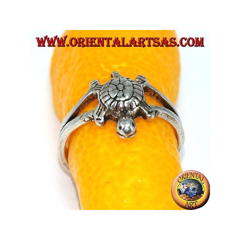 Anillos de plata con tortuga para pies o falanges