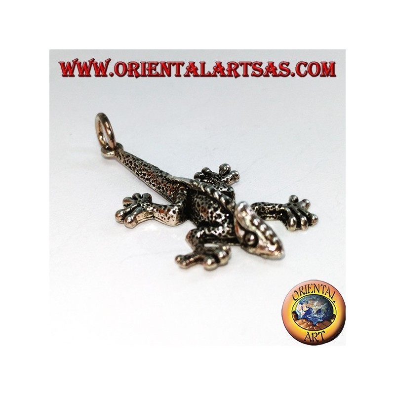 Colgante en plata Iguana lagarto prehistórico