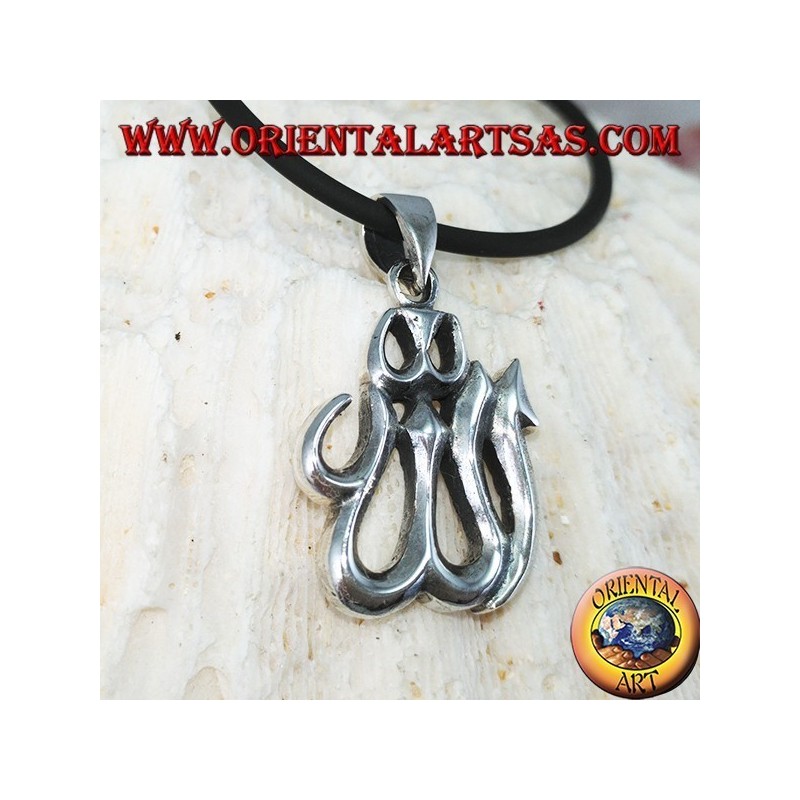 Ciondolo Allah akbar in argento 925 ‰