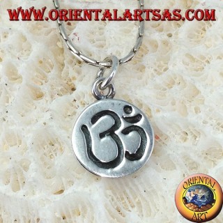 Pendentif Syllable en Argent Sterling Sac gravé sur médaille