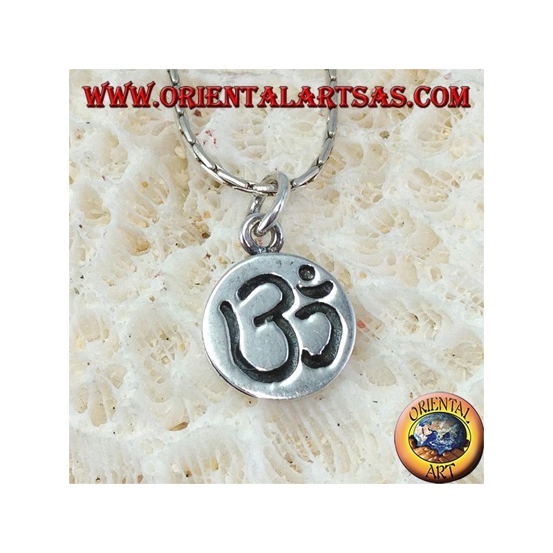 Sterling Silver Sac Syllable Pendant engraved on medal