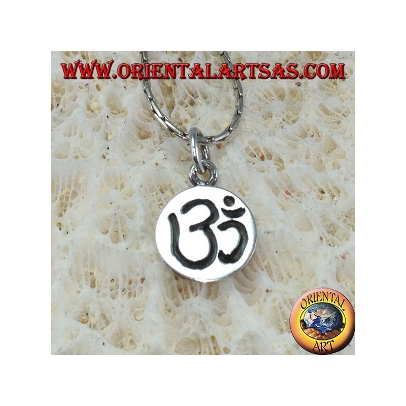 Sterling Silver Sac Syllable Pendant engraved on medal