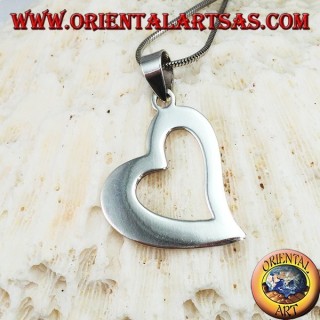 Pendentif coeur en argent