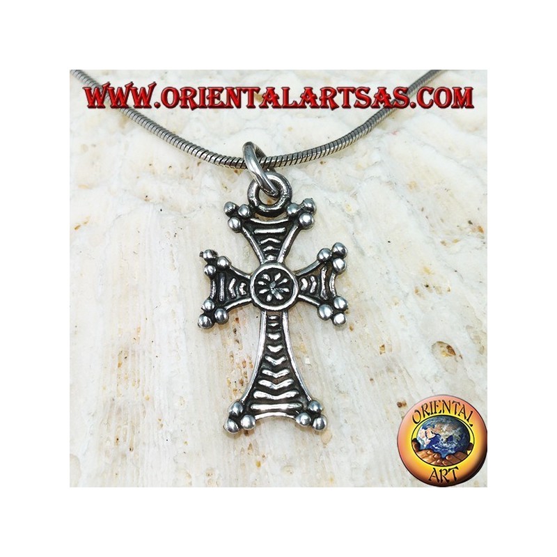Pendentif en argent Croix arménienne