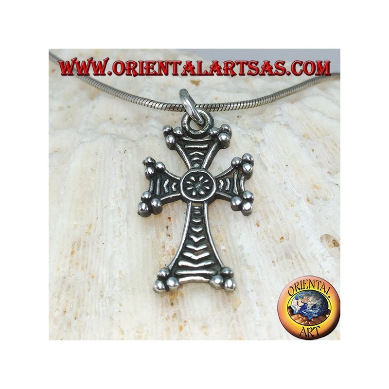 Ciondolo in argento  Croce armena
