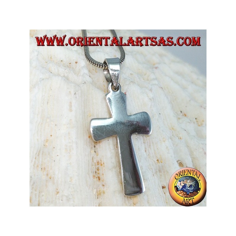 Colgante de plata Cruz simple (ancha)