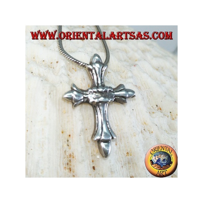 Silver pendant with Byzantine cross