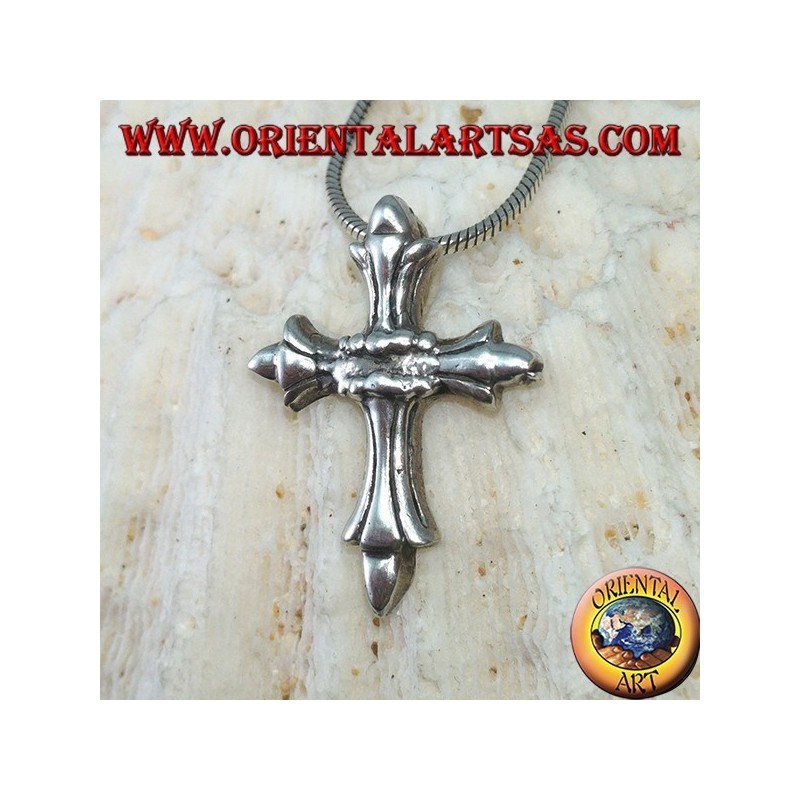 Silver pendant with Byzantine cross