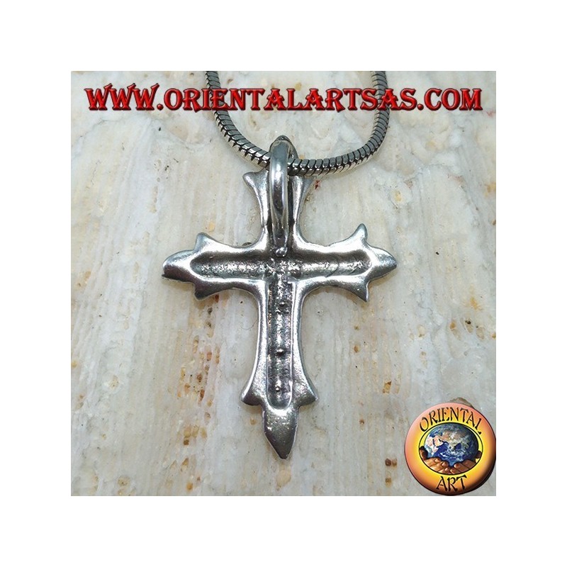 Silberner Anhänger mit byzantinischem Kreuz