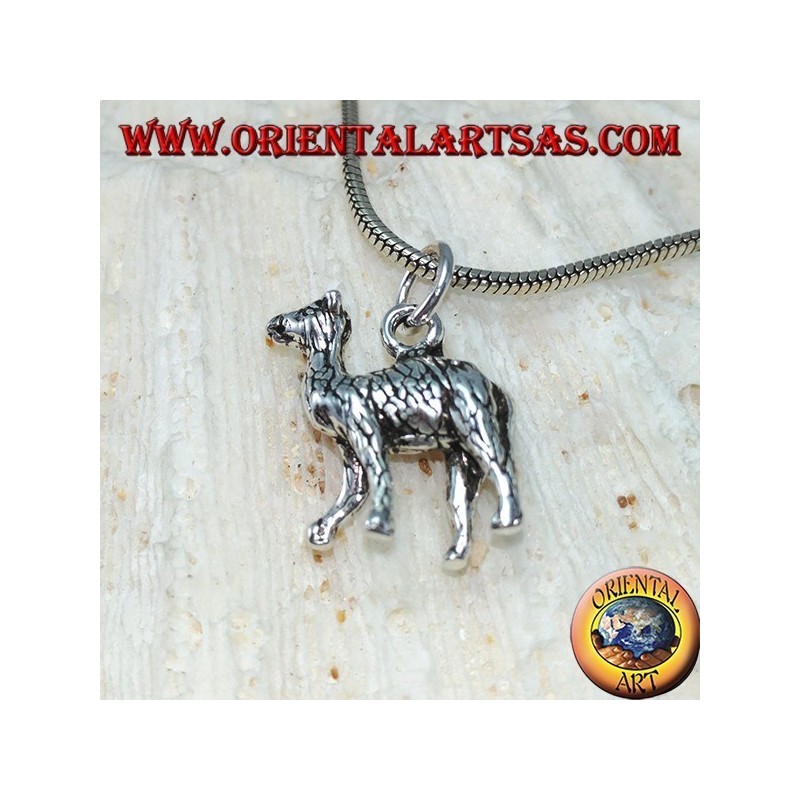 Silver pendant  Llama