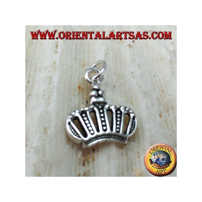 Silver pendant, the crown