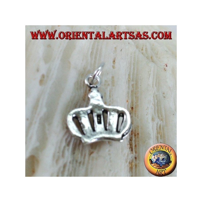 Silver pendant, the crown