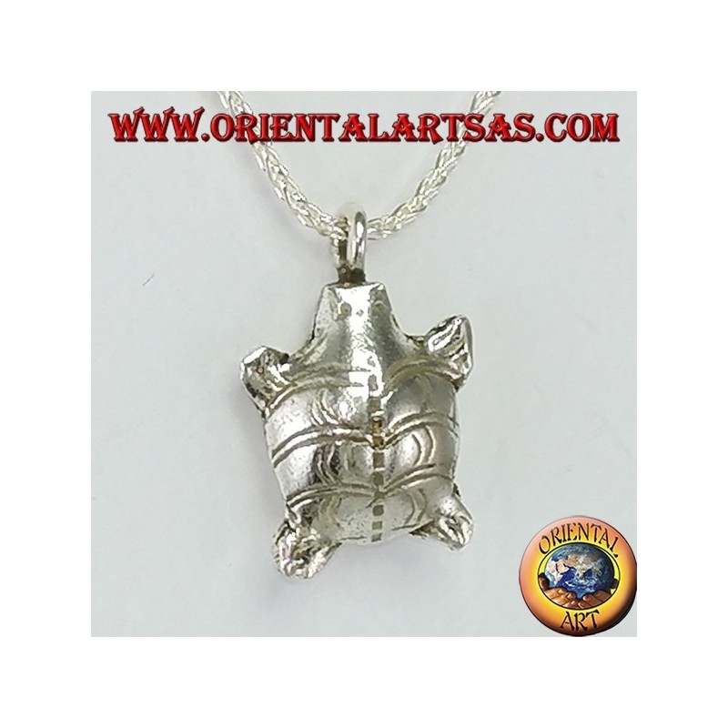 Pendentif Lucky Karen tortue en argent