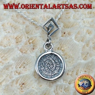 Silver pendant, the Festo disc with greek on the hook