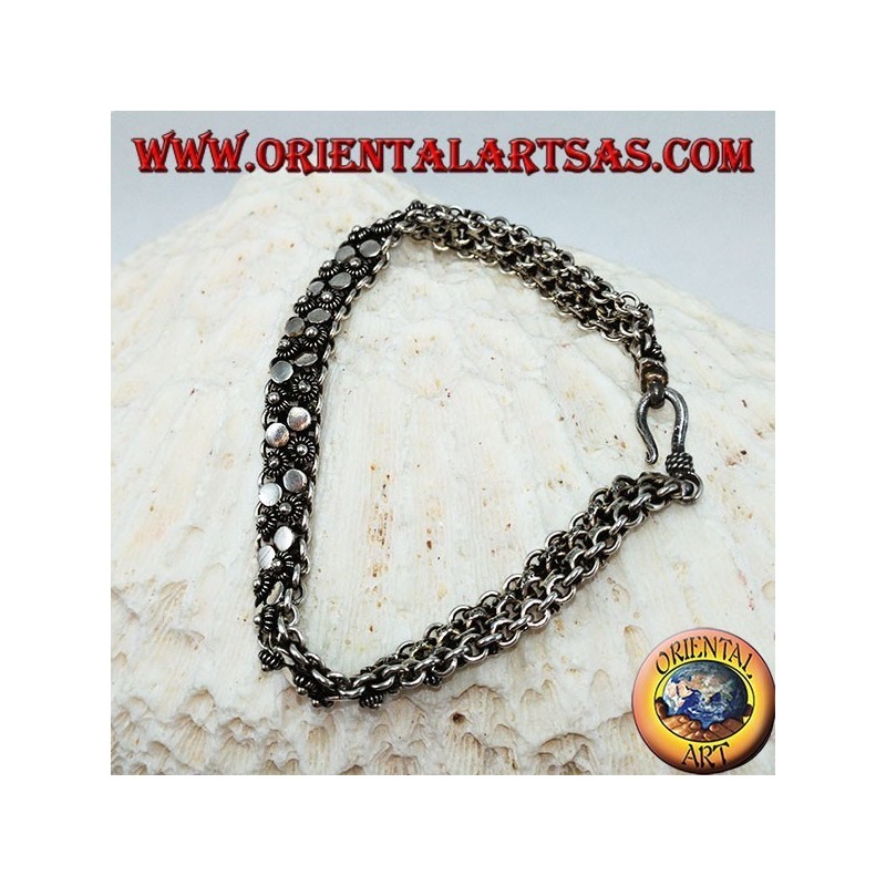 Bracciale Argento: Fiori, Piastrine e Stile Unico | Oriental Art