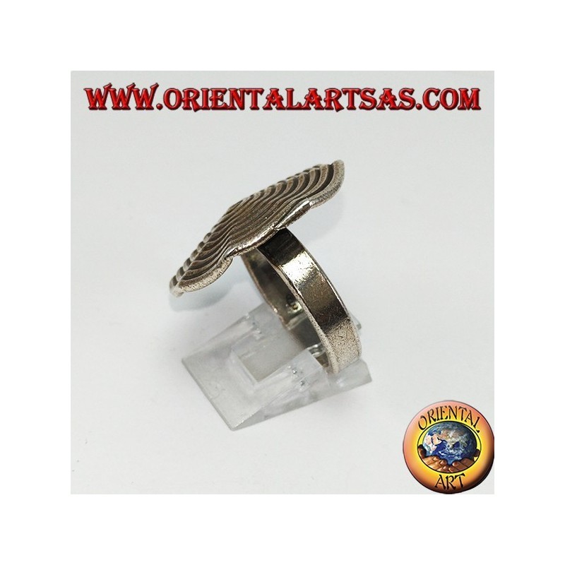 Anillo de plata, espiral Karen